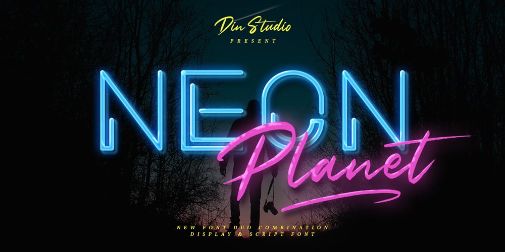 Neon Planet font