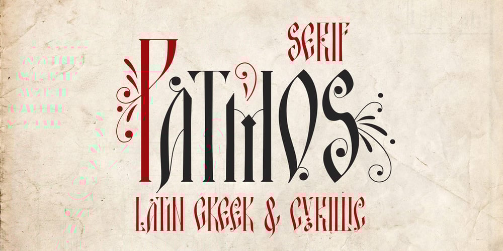 Patmos Serif font