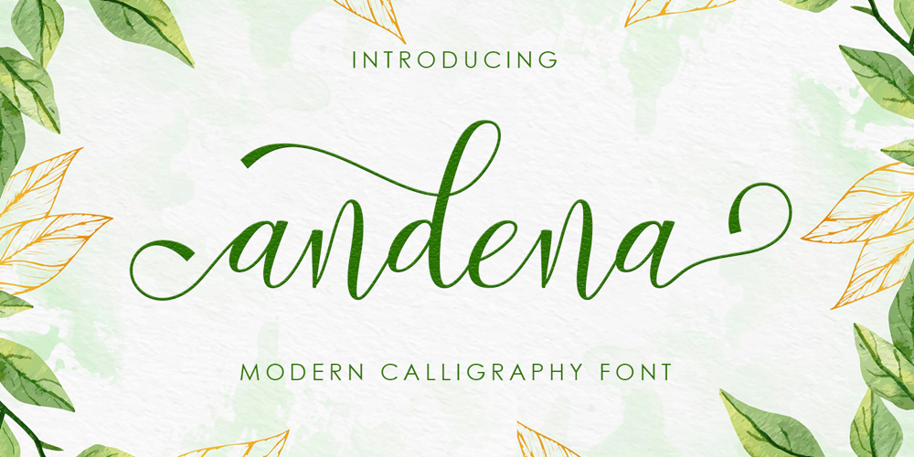Andena font