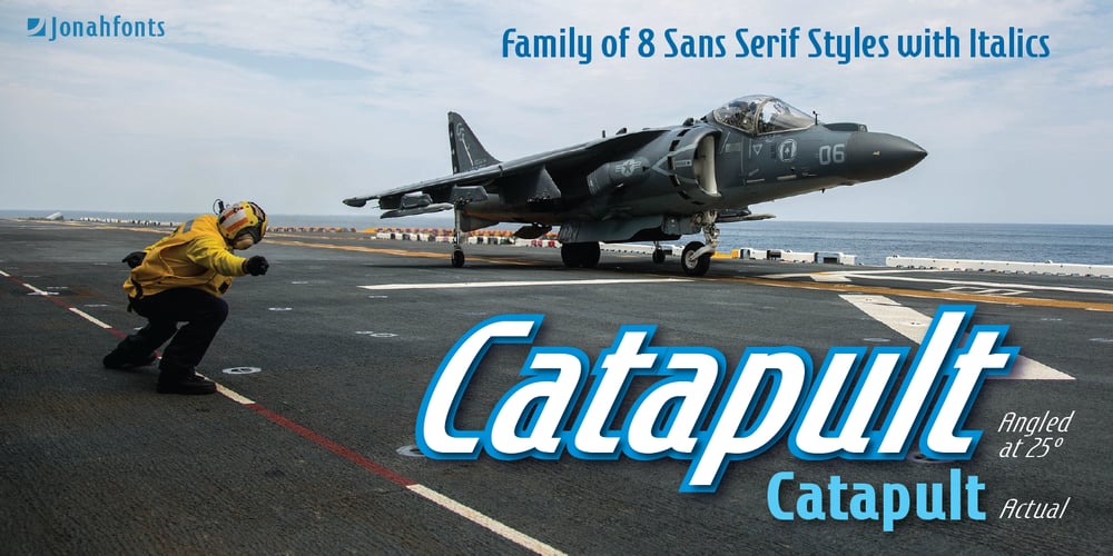 Catapult font