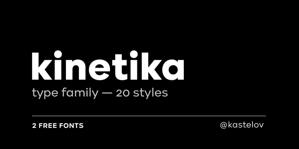 Kinetika font