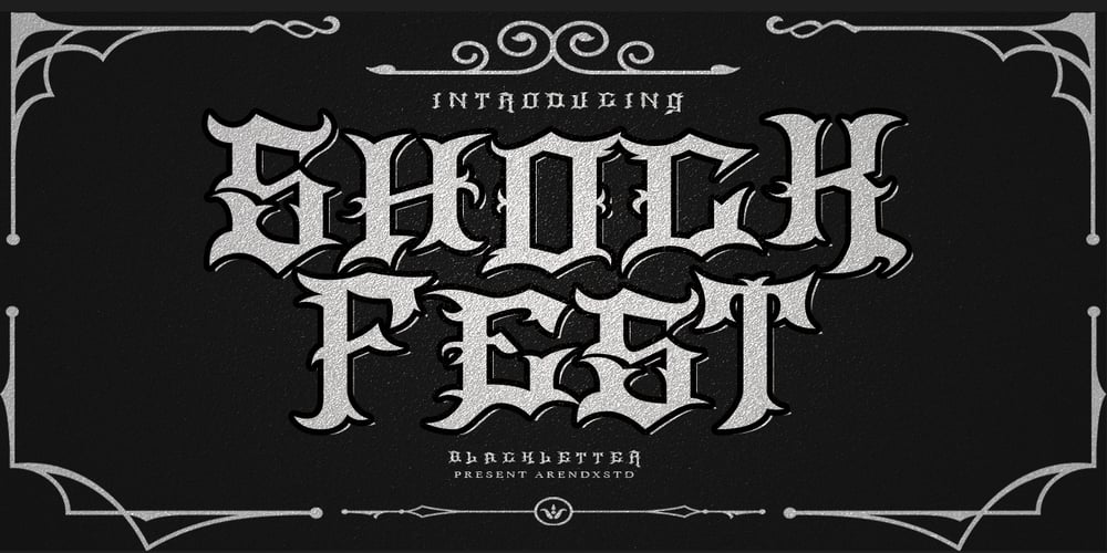 Shockfest font