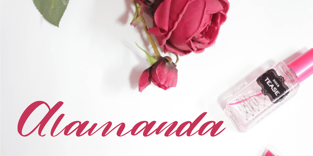 Alamanda font