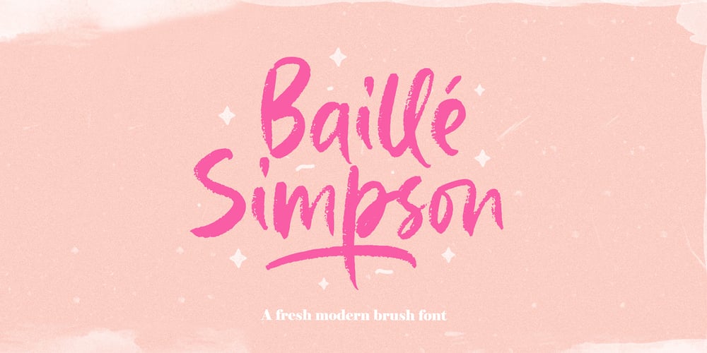 Baille Simpson font