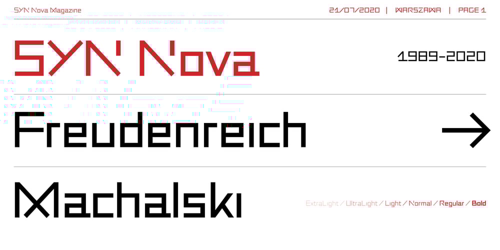 SYN Nova font