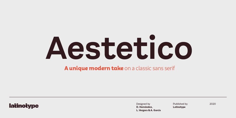 Aestetico font
