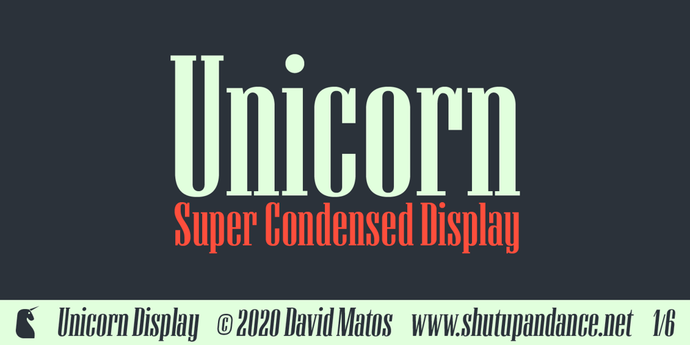 Unicorn font
