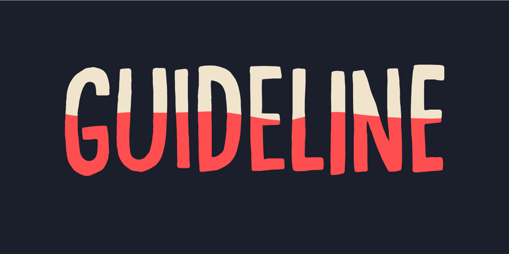 Guideline font