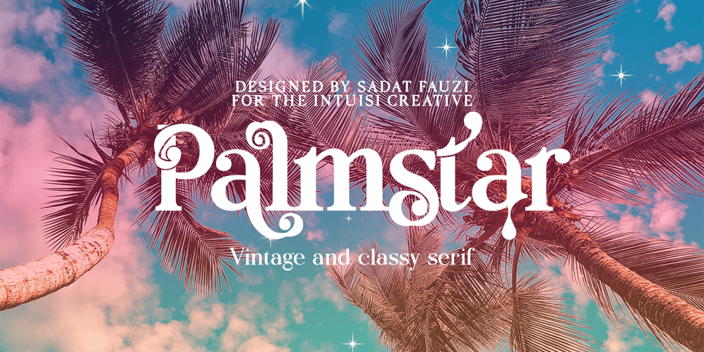 Palmstar font