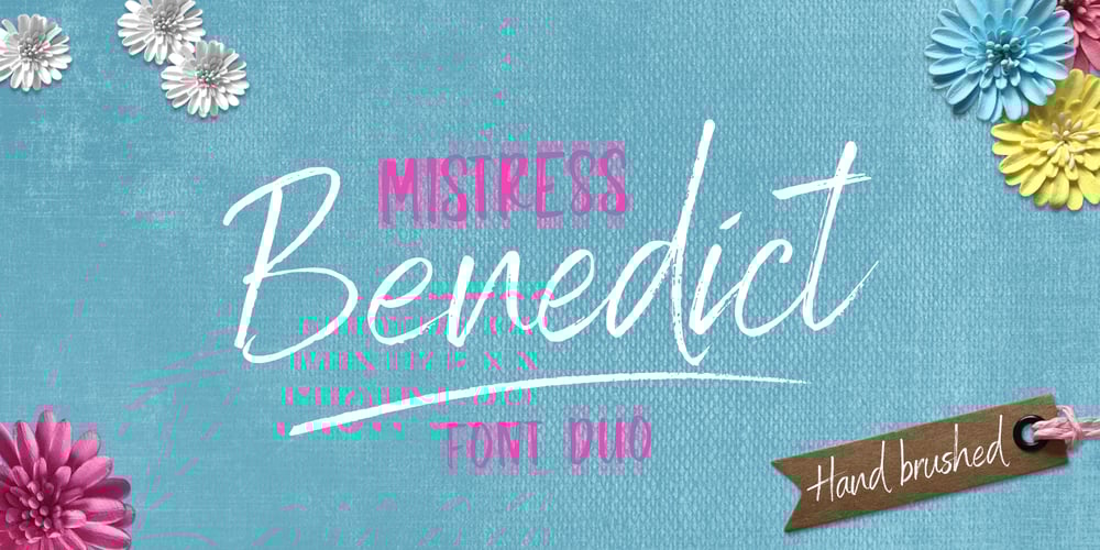 Mistress Benedict Brush font