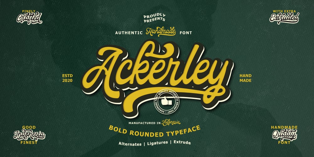 Ackerley Script font