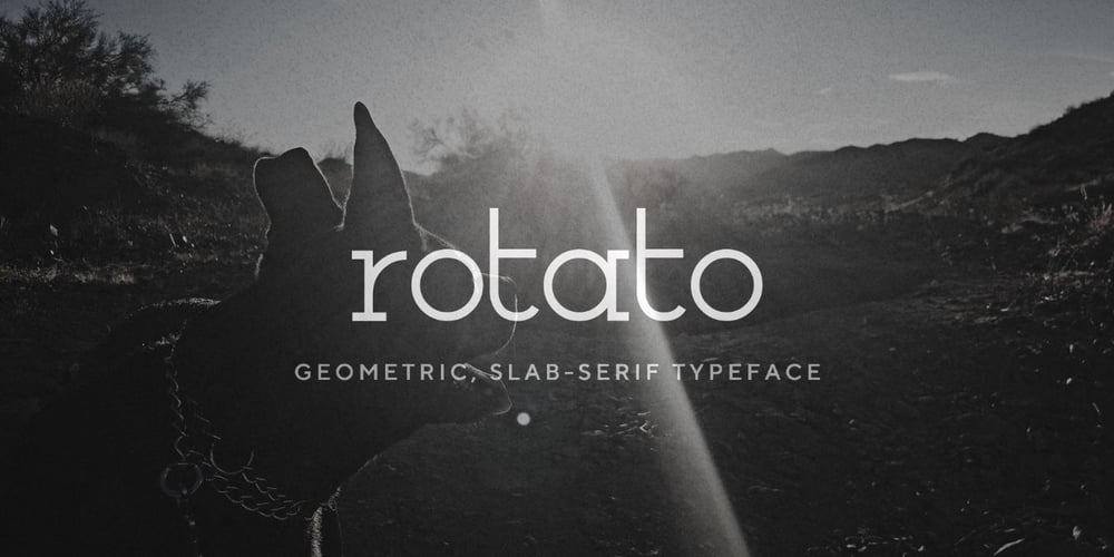 Rotato font