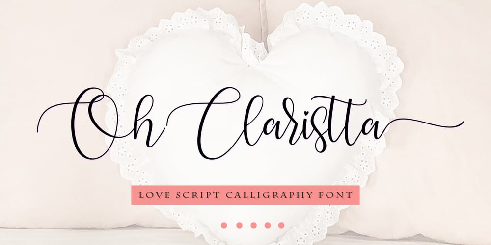 Oh Claristta font