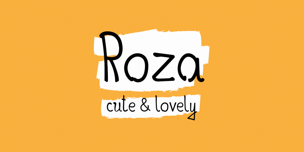 Roza font
