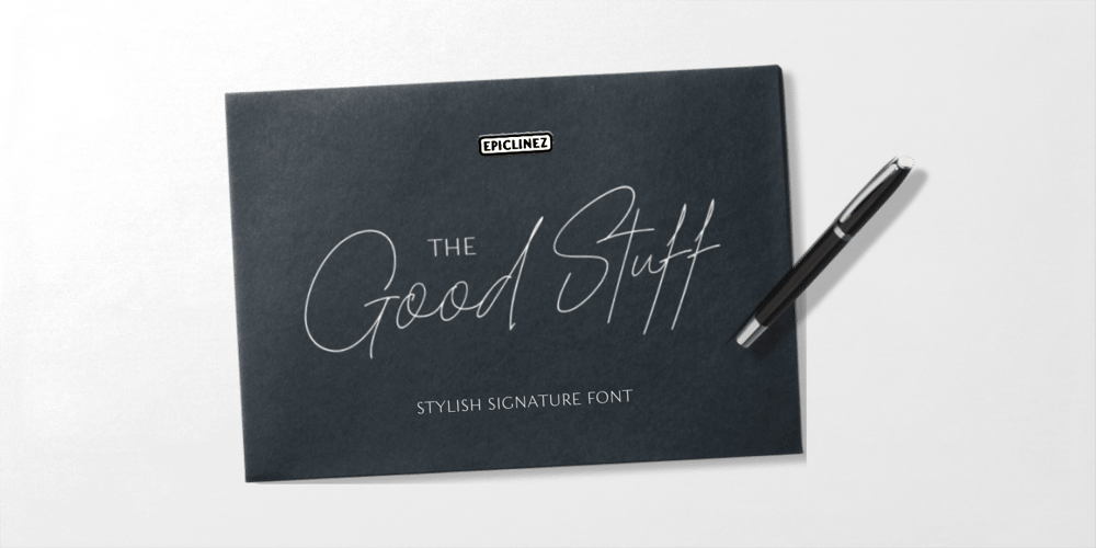 The Good Stuff font