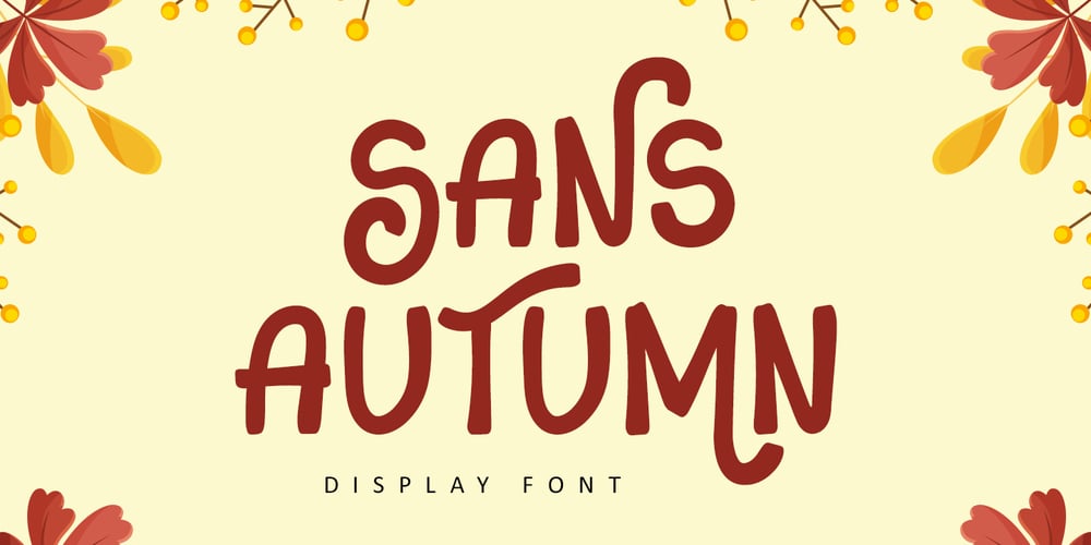 Sans Autumn font