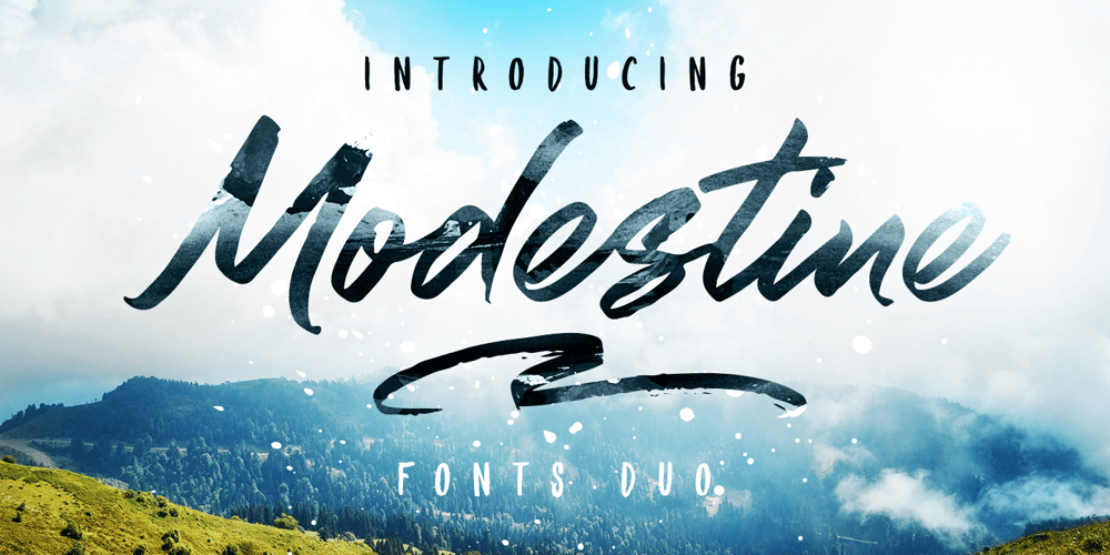 Modestine font
