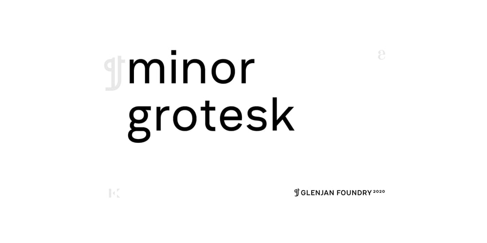 Minor font