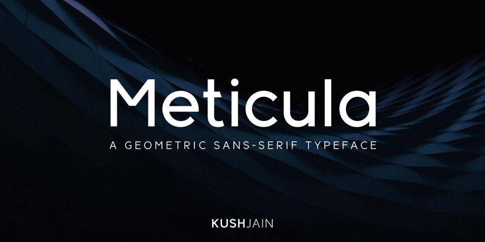 Meticula font