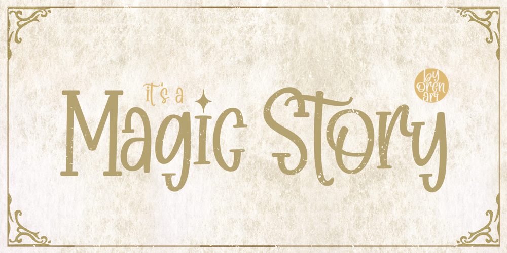 Magic Story font