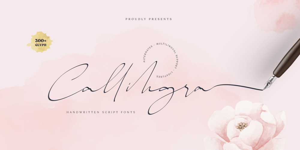 Callihgra font