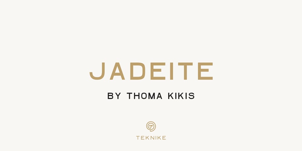 Jadeite font