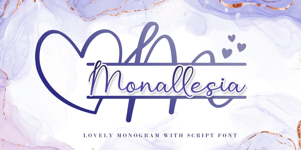 Monallesia font