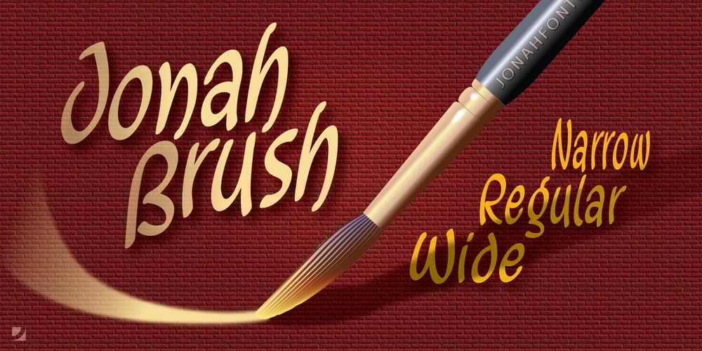 Jonah Brush font