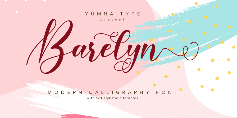 Barelyn font