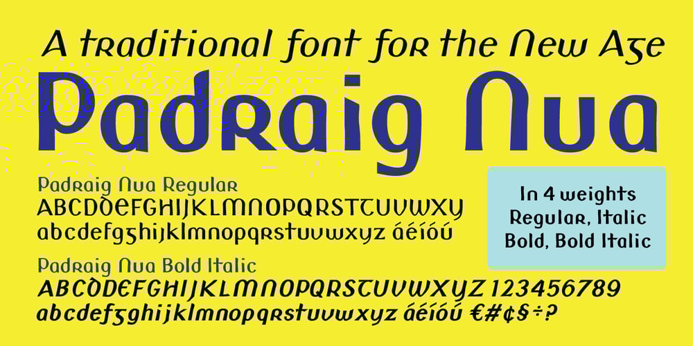 Padraig Nua font