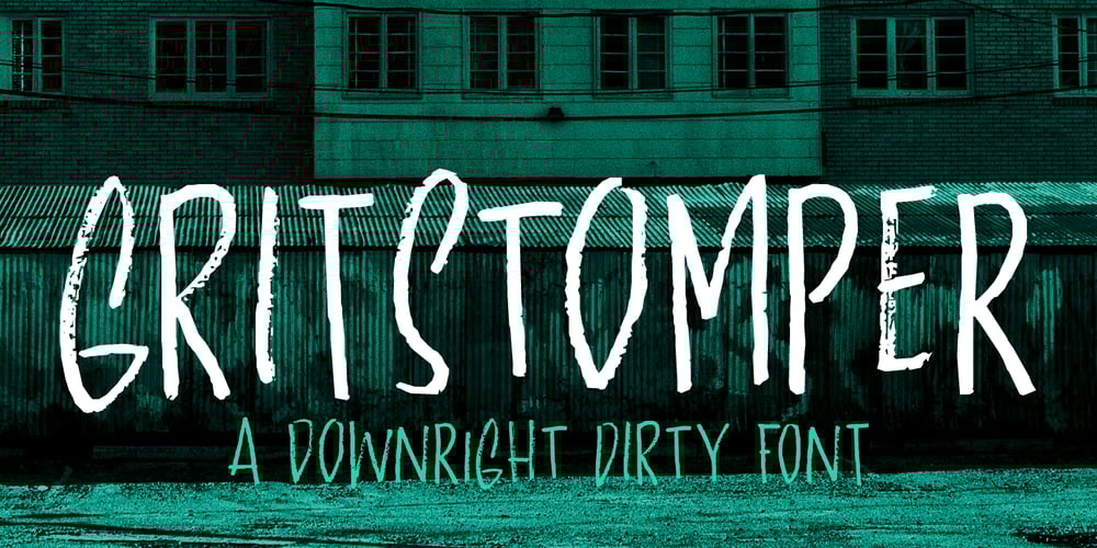 Gritstomper font