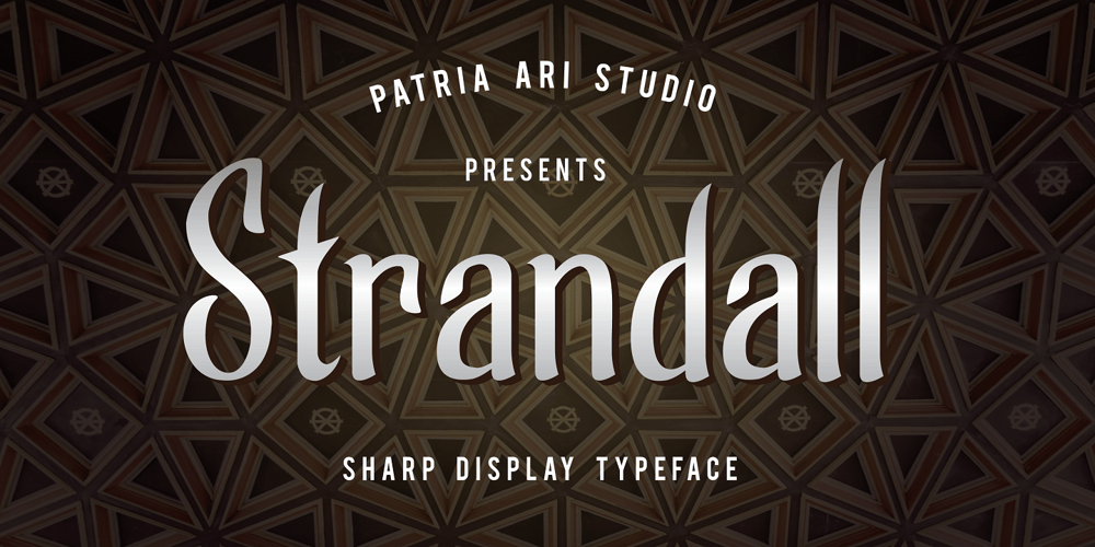 Strandall font