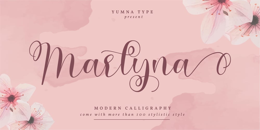 Marlyna font