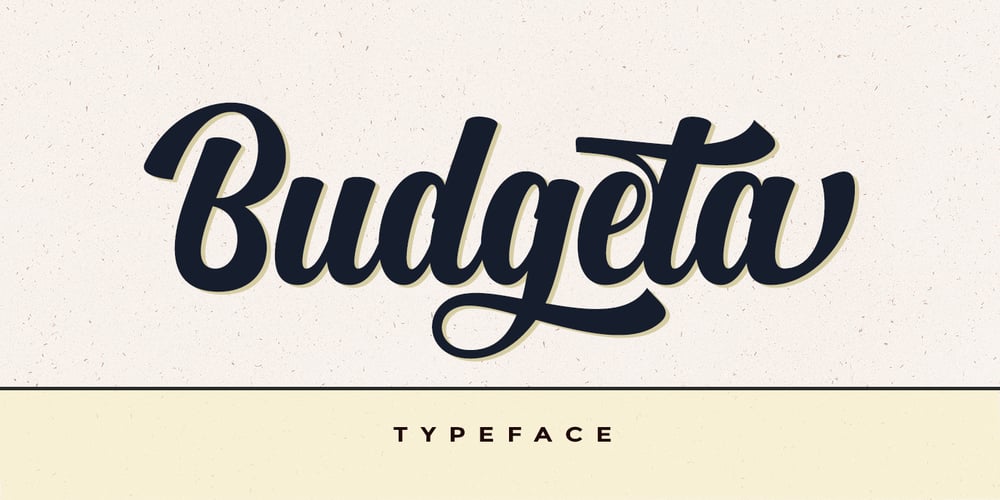 Budgeta Script font