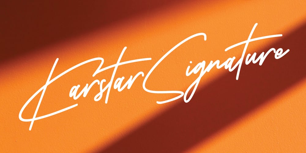 Karstar font