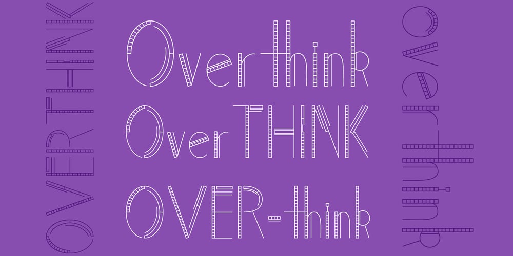 Overthink font