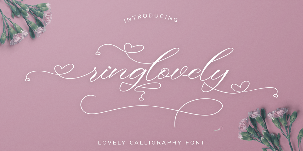 Ringlovely font