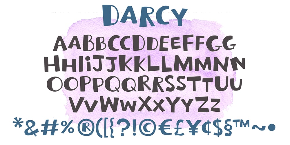 Darcy font