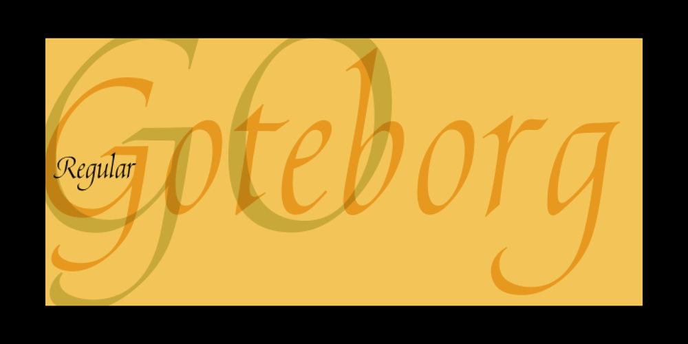 Goteborg LP font