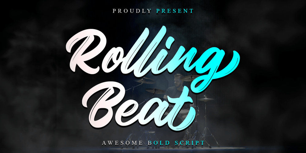 Rolling Beat font