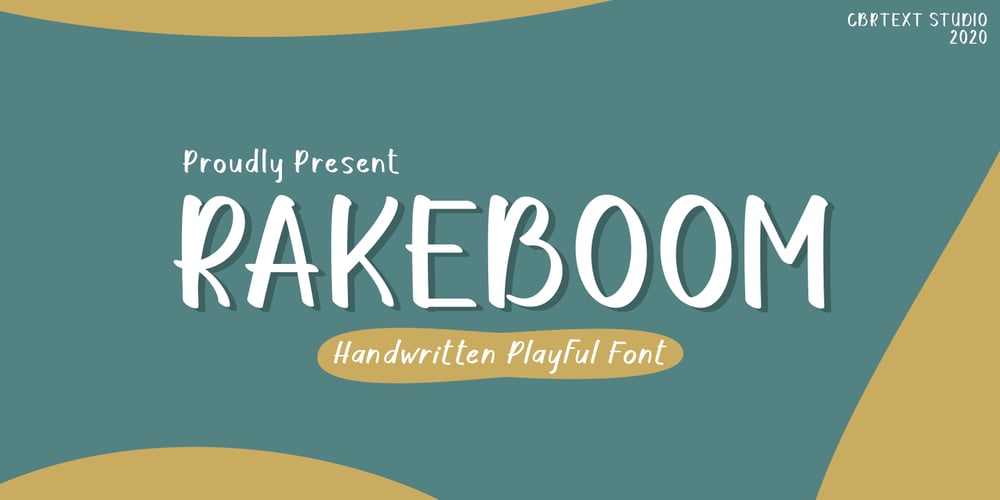 Rakeboom font