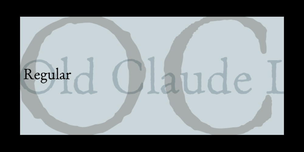 Old Claude LP font