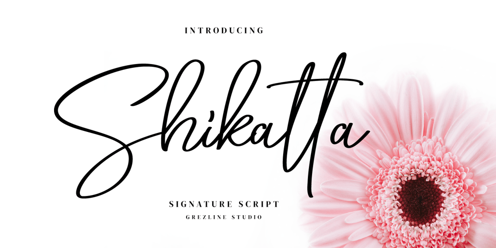 Shikatta font