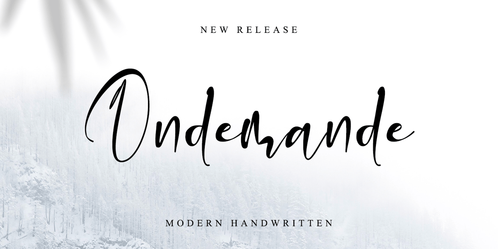 Ondemande font