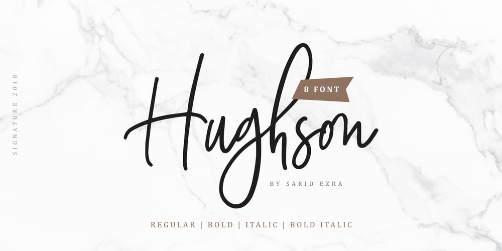 Hughson font