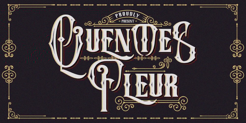 Quentes Fleur font