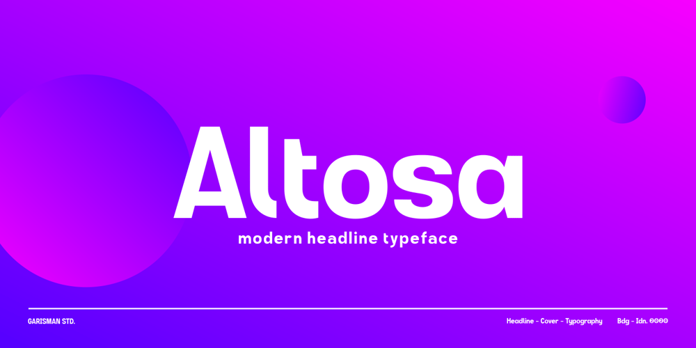 GR Altosa font