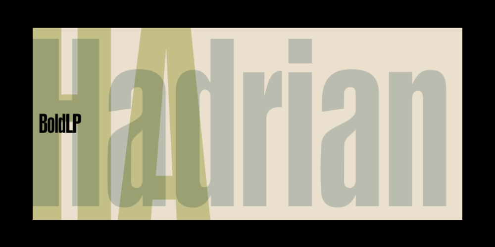 Hadrian LP font