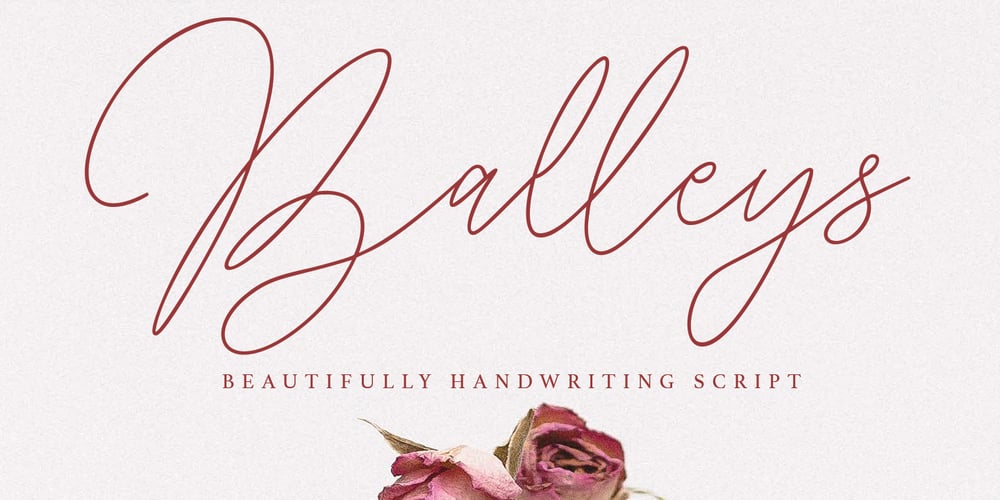 Balleys font