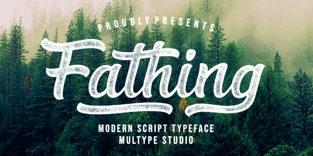 Fathing font